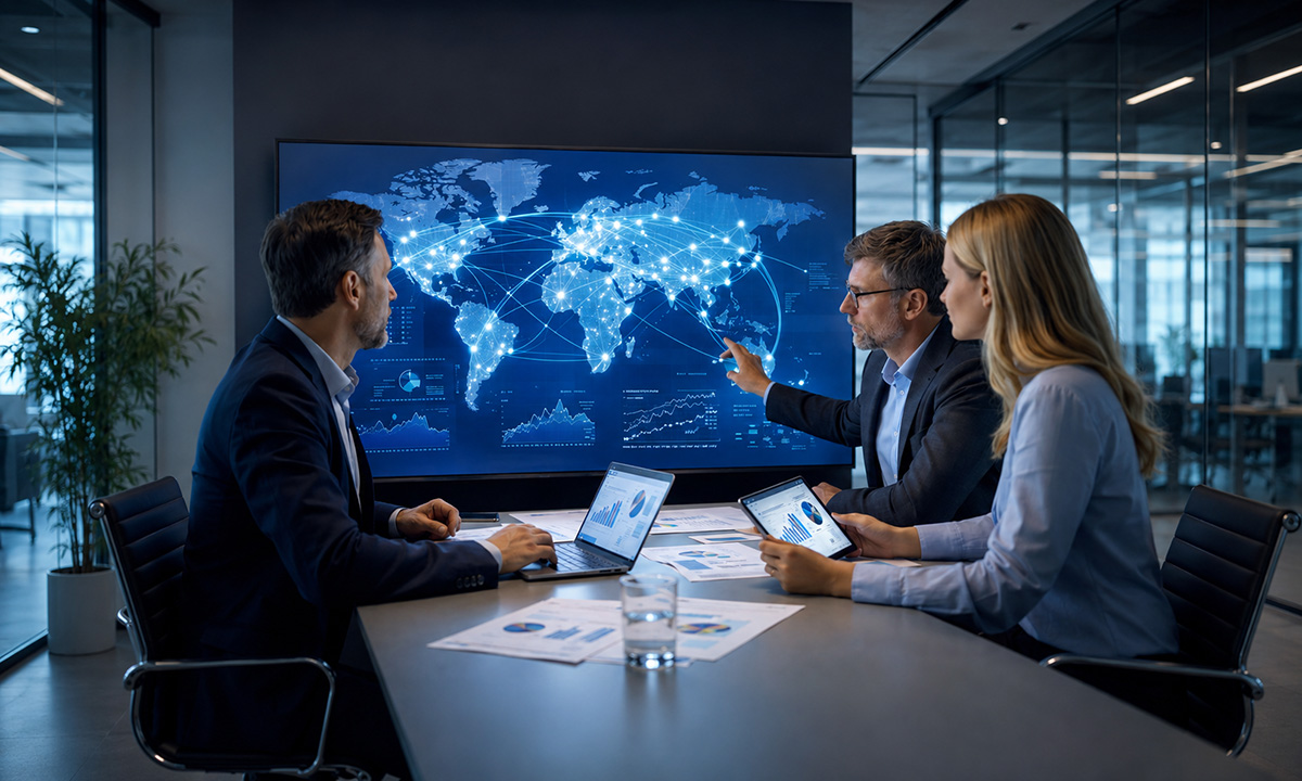 Global network and Earth